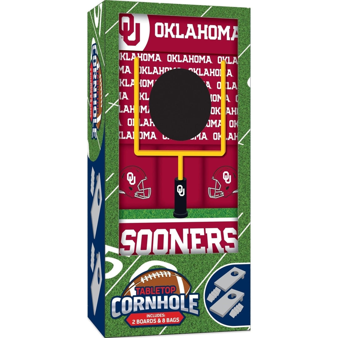 Oklahoma Sooners - NCAA Tabletop Cornhole Image 1