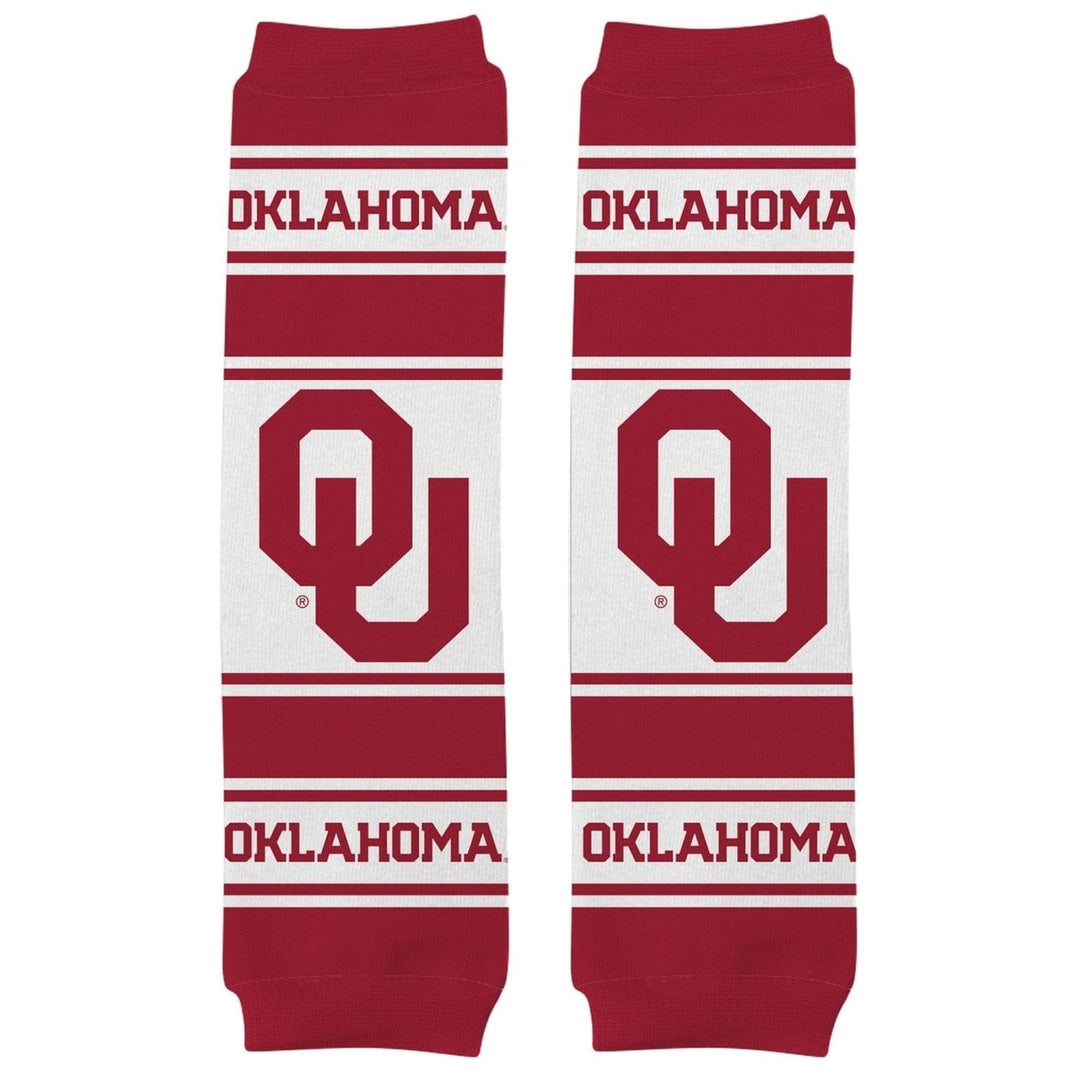 Oklahoma Sooners Baby Leg Warmers Unisex Cotton Blend for Infants and Toddlers Image 1