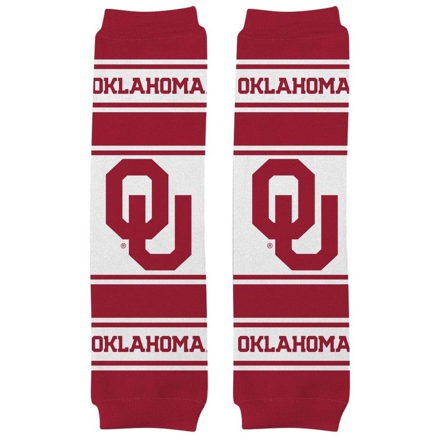 Oklahoma Sooners Baby Leg Warmers Unisex Cotton Blend for Infants and Toddlers Image 1