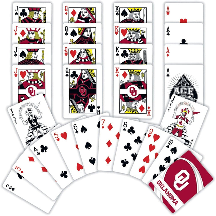 Oklahoma Sooners Playing Cards 54 Card Deck NCAA Team Logo Design Officially Licensed Image 2