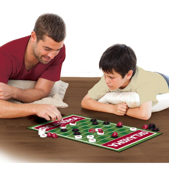 Oklahoma Sooners Checkers Board Game Officially Licensed NCAA 13x21 inch Image 4