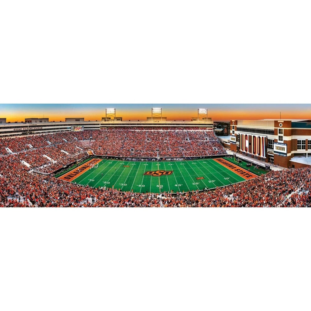 Oklahoma State Cowboys - 1000 Piece Panoramic Jigsaw Puzzle Image 2