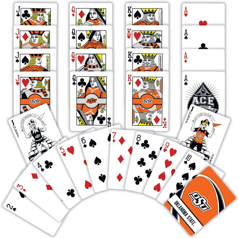 Oklahoma State Cowboys Playing Cards 54 Card Deck NCAA Team Logo Design Image 2