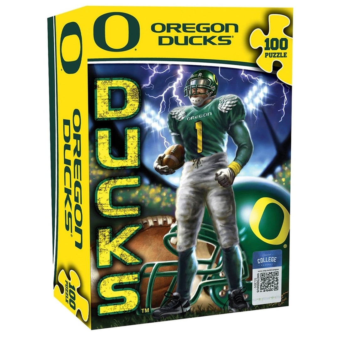 Oregon Ducks MasterPieces 100 Piece Jigsaw Puzzle 11.5 x 15 inch Autzen Stadium Image 1