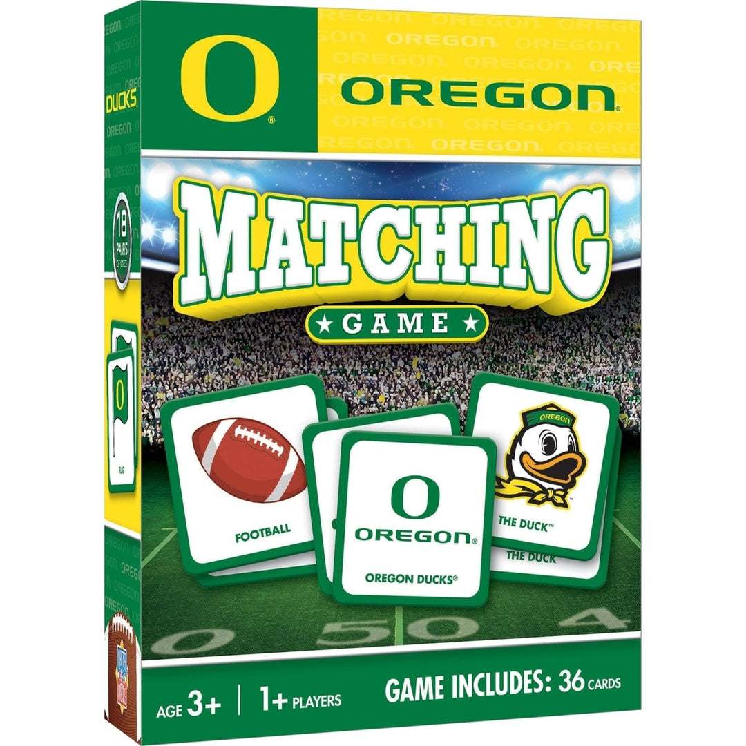 Oregon Ducks Matching Game NCAA Family Memory Card Game Durable Picture Cards Image 1