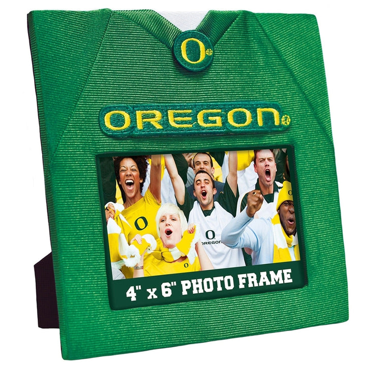 Oregon Ducks NCAA Uniformed Frame 4x6 Picture with Easel and Wall Hanger Image 1