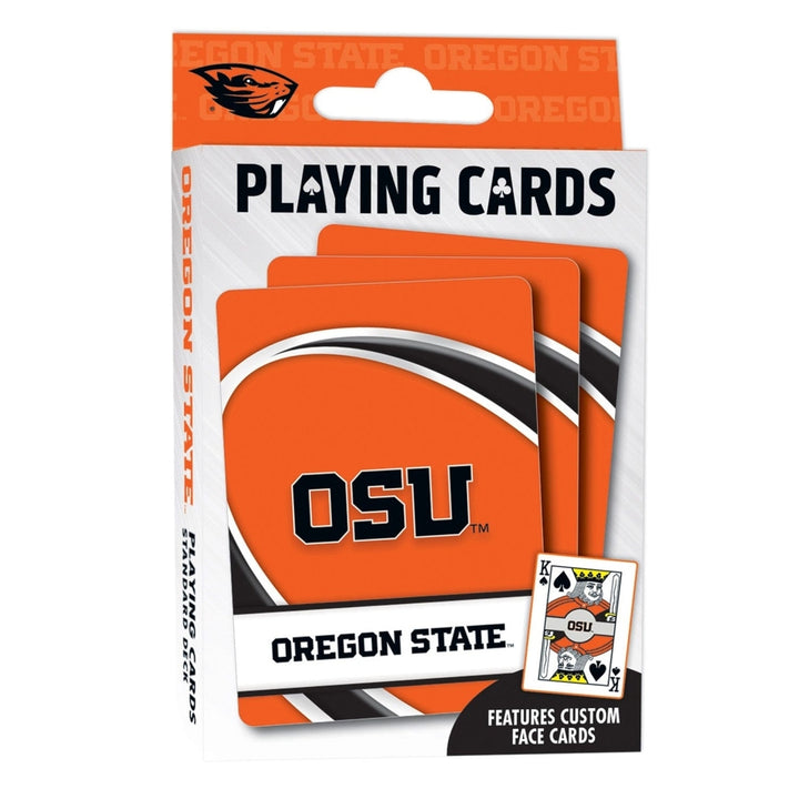 Oregon State Beavers Playing Cards 54 Card Deck NCAA Officially Licensed Image 1