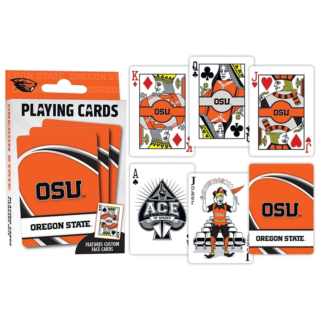 Oregon State Beavers Playing Cards 54 Card Deck NCAA Officially Licensed Image 3