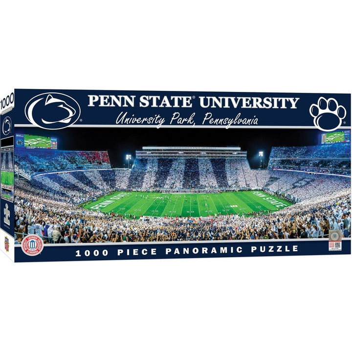 Penn State 1000 Piece Panoramic Jigsaw Puzzle Beaver Stadium 13x39 Eco-Friendly Image 1