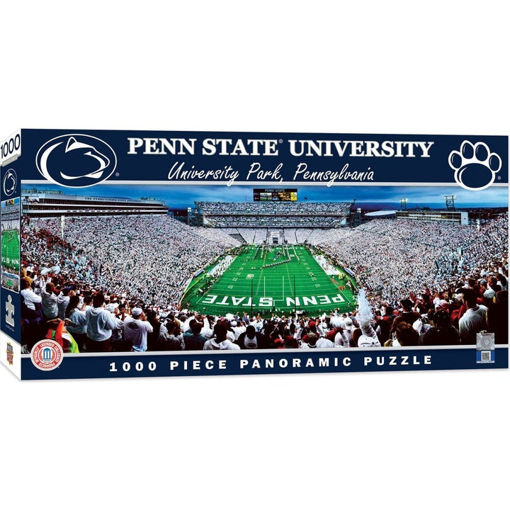 Penn State Nittany Lions 1000 Piece Panoramic Jigsaw Puzzle Beaver Stadium Image 1