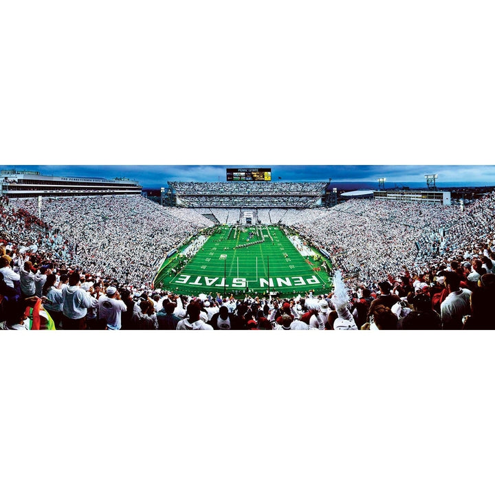 Penn State Nittany Lions 1000 Piece Panoramic Jigsaw Puzzle Beaver Stadium Image 2