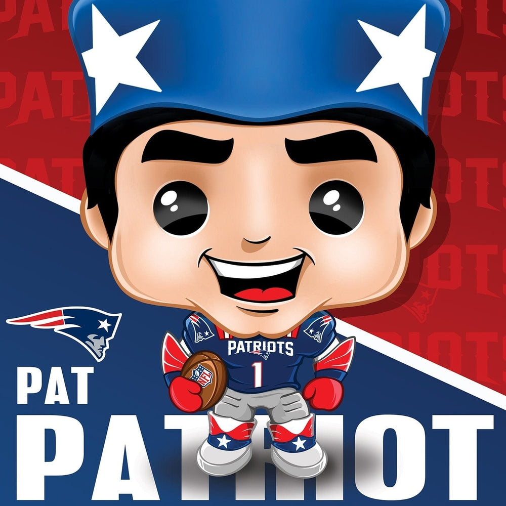 Pat Patriot England Patriots Mascot 100 Piece Jigsaw Puzzle 10x10 Inch Image 2