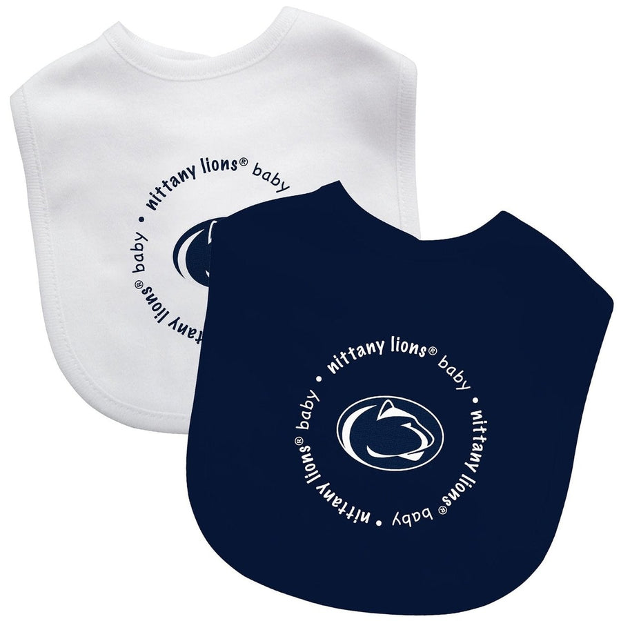 Penn State Nittany Lions Baby Bibs 2-Pack 100% Cotton Unisex Infant Gear Image 1