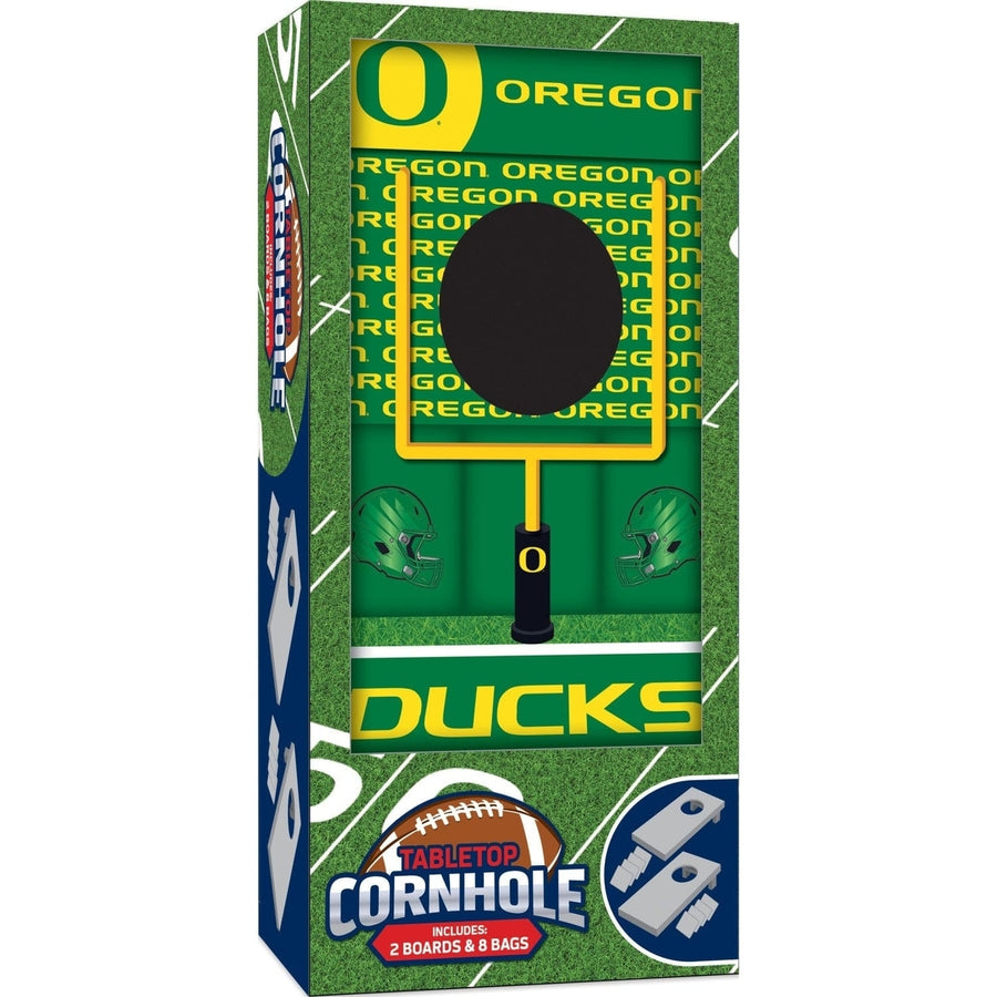 Oregon Ducks - NCAA Tabletop Cornhole Image 1