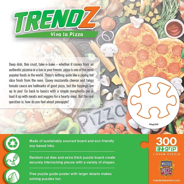 Trendz - Viva La Pizza 300 Piece EZ Grip Jigsaw Puzzle Image 3