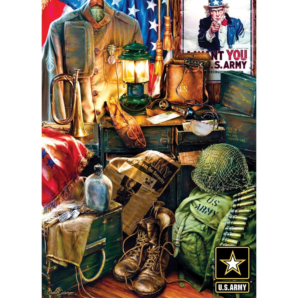 U.S. Army Men of Honor 1000 Piece Jigsaw Puzzle Hometown Heroes Made in USA Image 2