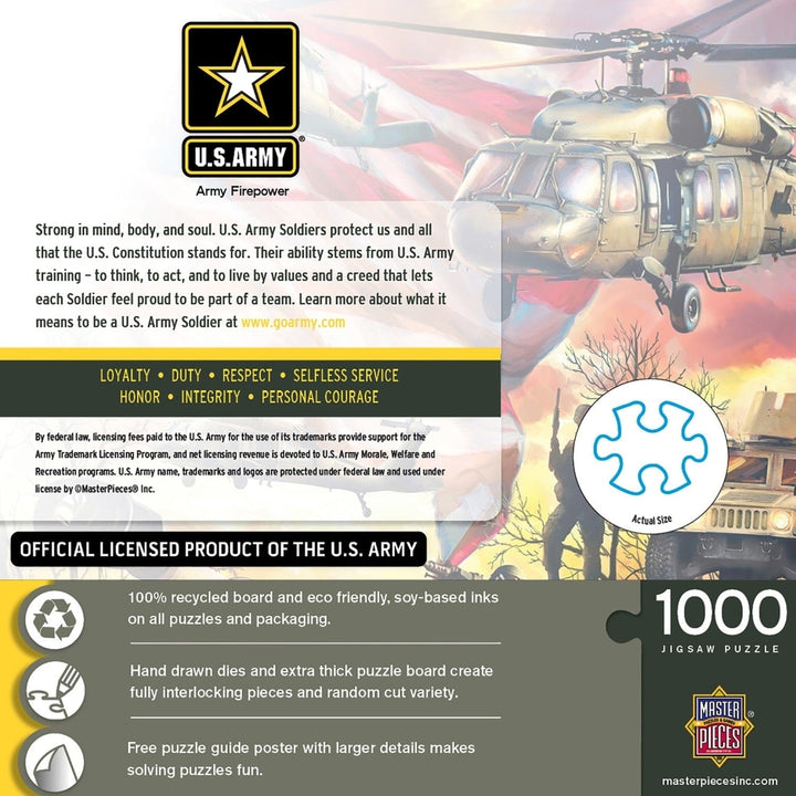 U.S. Army - Army Firepower 1000 Piece Jigsaw Puzzle Image 3