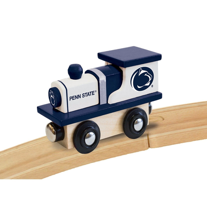 Penn State Nittany Lions Wooden Toy Train Engine Compatible with Track Image 4