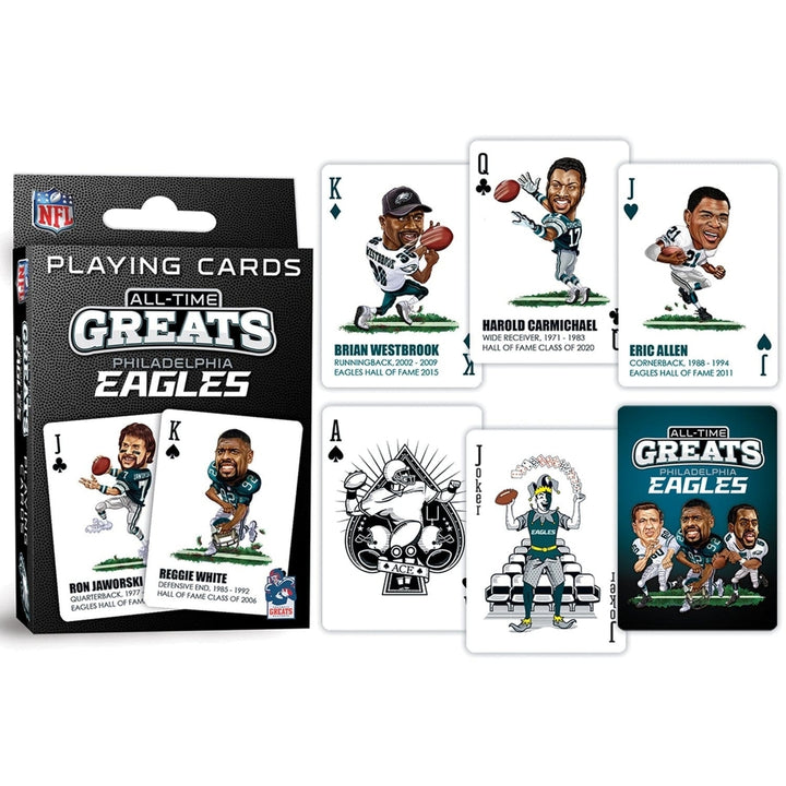 Philadelphia Eagles Playing Cards Deck 54 NFL Team Cards Custom Designs Image 3