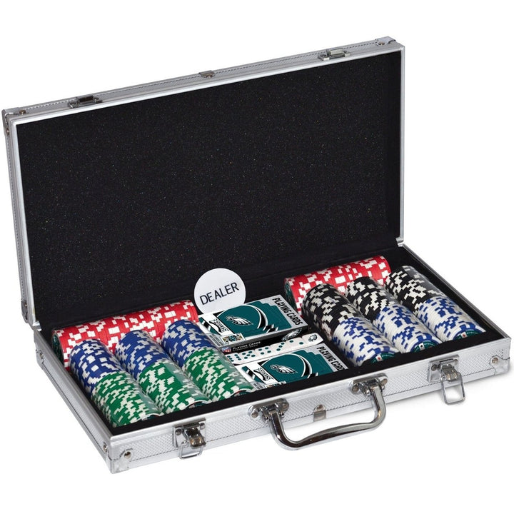 Philadelphia Eagles 300 Piece Poker Set Image 3