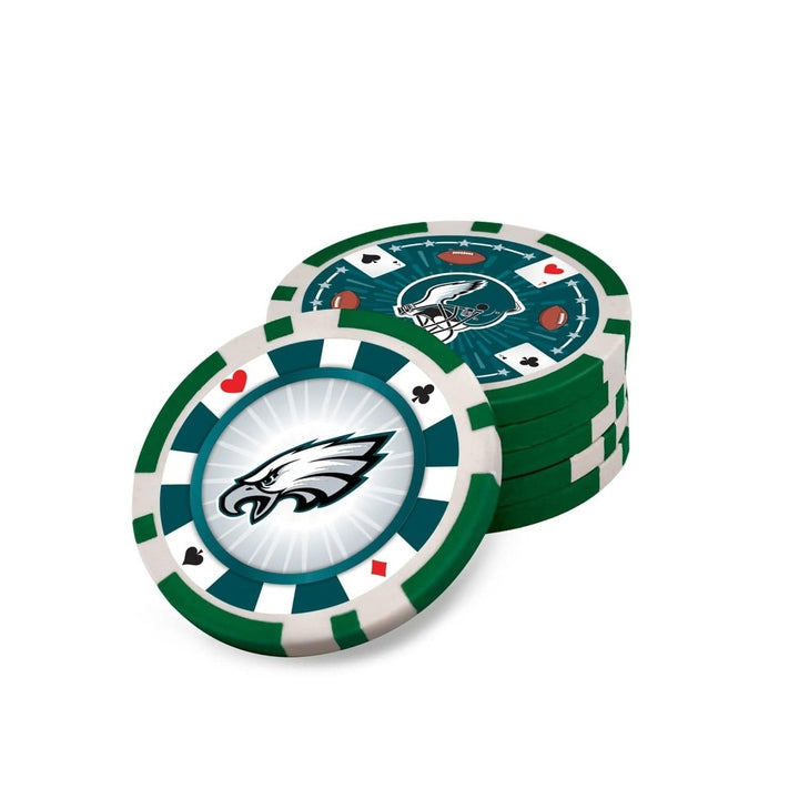 Philadelphia Eagles 300 Piece Poker Set Image 4