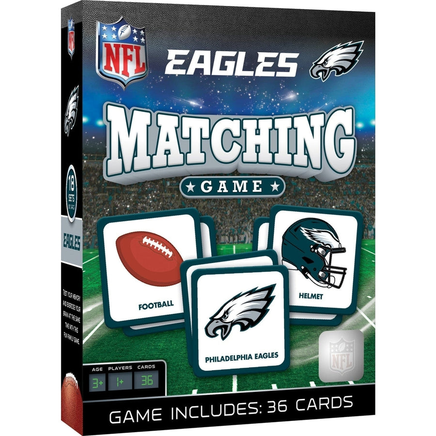 NFL Philadelphia Eagles Matching Game Family Fun for Kids Adults Memory Game Image 1