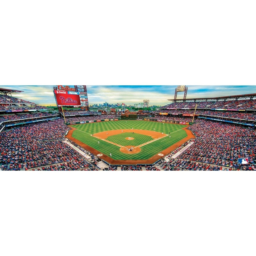 Philadelphia Phillies Panoramic Jigsaw Puzzle 1000 Piece 13x39 Recycled Material Image 2