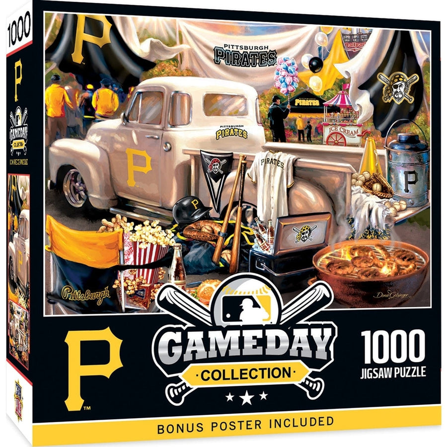 Pittsburgh Pirates 1000 Piece Jigsaw Puzzle MLB Gameday Recycled Material Image 1