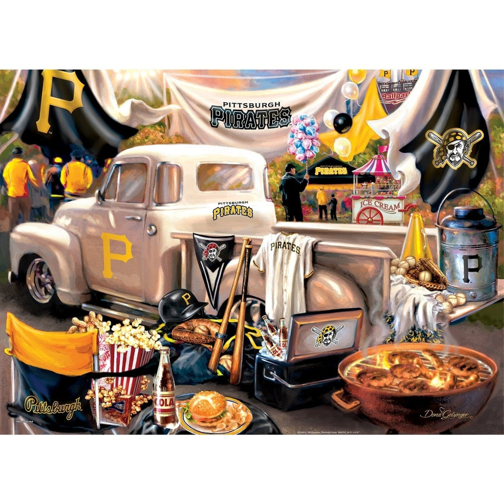 Pittsburgh Pirates 1000 Piece Jigsaw Puzzle MLB Gameday Recycled Material Image 2