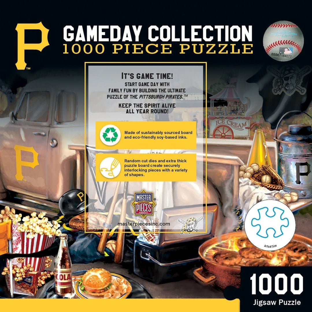 Pittsburgh Pirates 1000 Piece Jigsaw Puzzle MLB Gameday Recycled Material Image 3