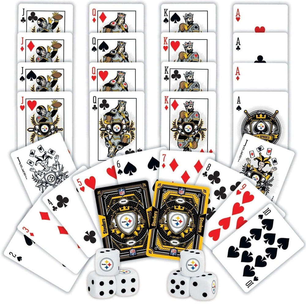 Pittsburgh Steelers - 2-Pack Playing Cards and Dice Set Image 2