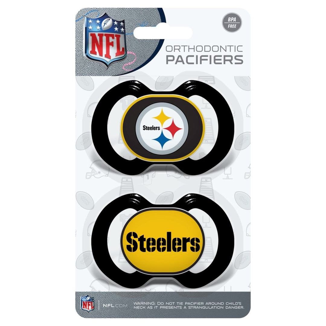 Pittsburgh Steelers - Pacifier 2-Pack Image 2