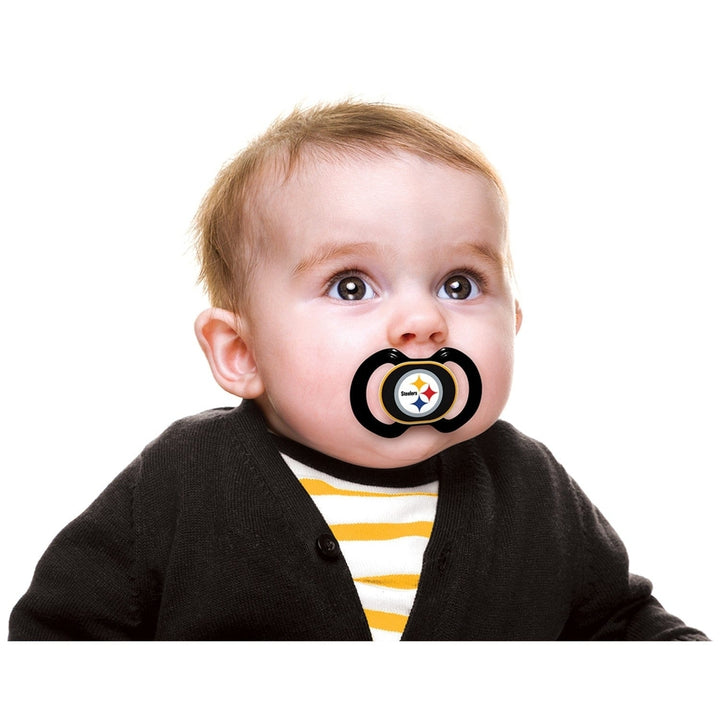 Pittsburgh Steelers - Pacifier 2-Pack Image 4