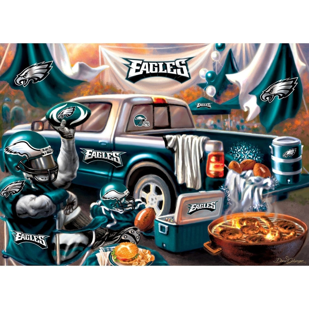 Philadelphia Eagles 1000 Piece Jigsaw Puzzle NFL Eco-Friendly Recycled Chipboard Image 2