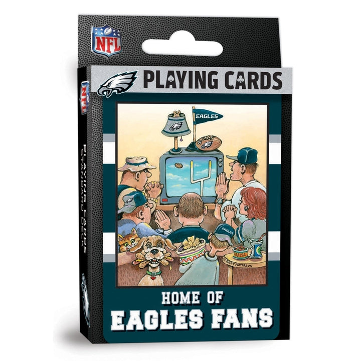 Philadelphia Eagles Playing Cards 54 Card Deck NFL Team Logo Design Image 1