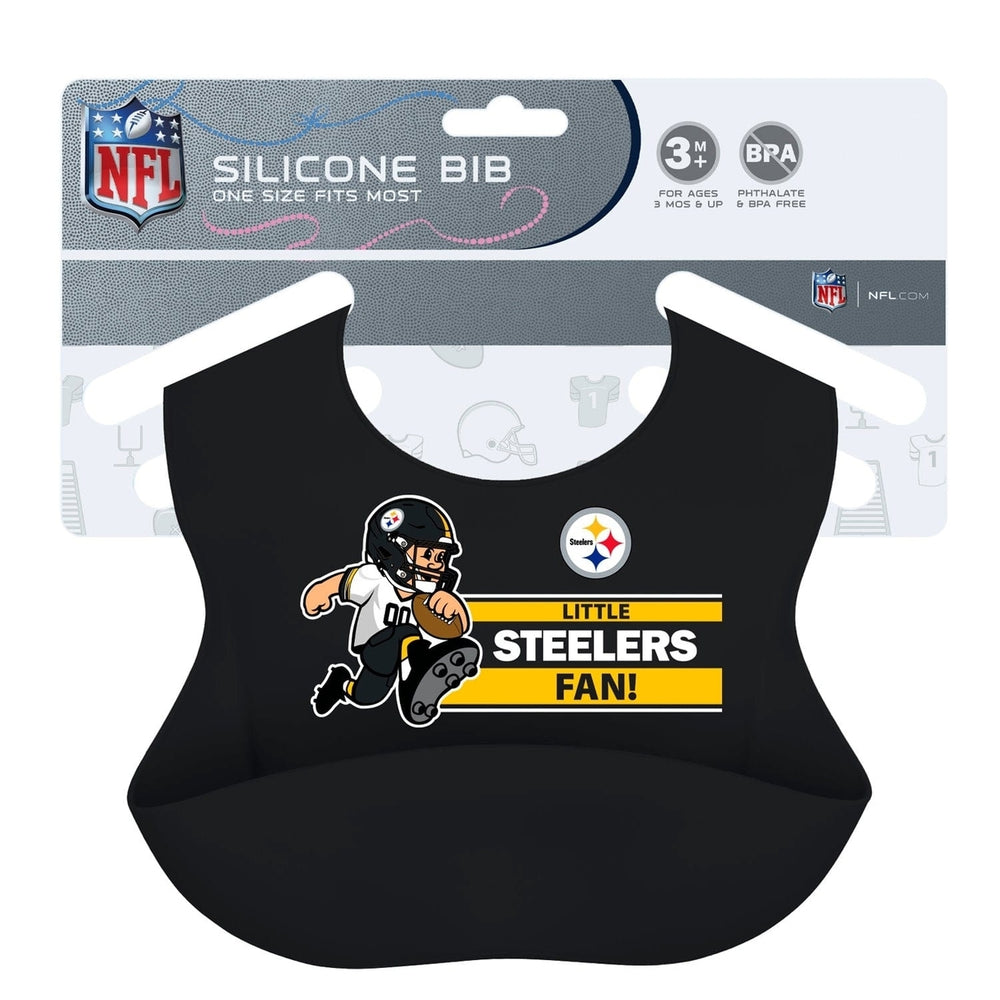 Pittsburgh Steelers - NFL Silicone Bib Image 2