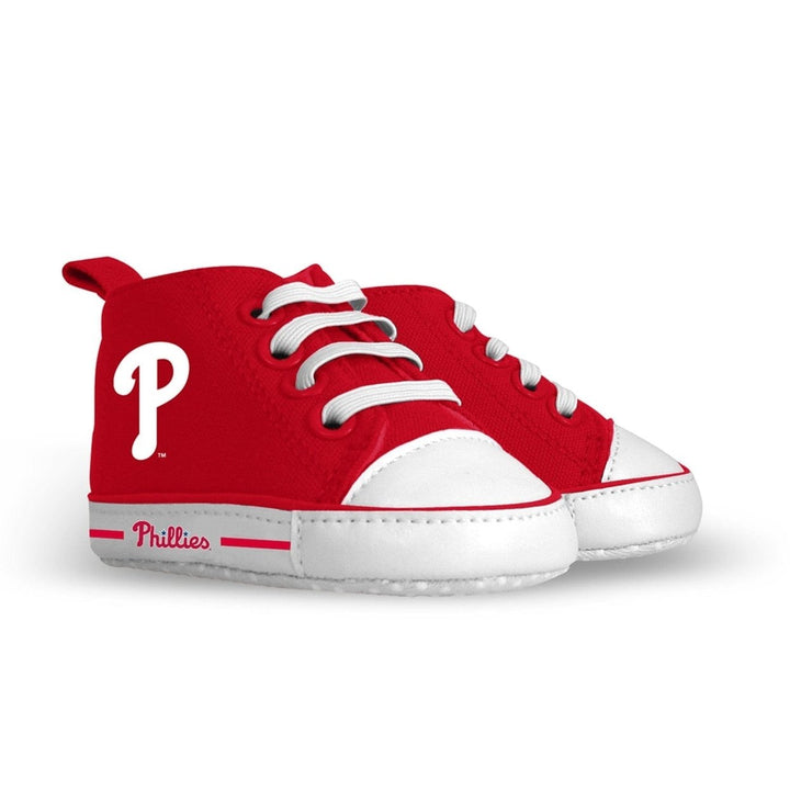 Philadelphia Phillies Baby Shoes Image 1