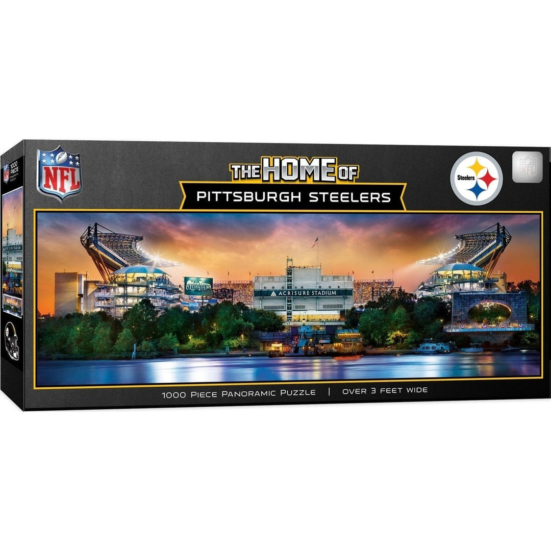 Pittsburgh Steelers - Stadium View 1000 Piece Panoramic Jigsaw Puzzle Image 1