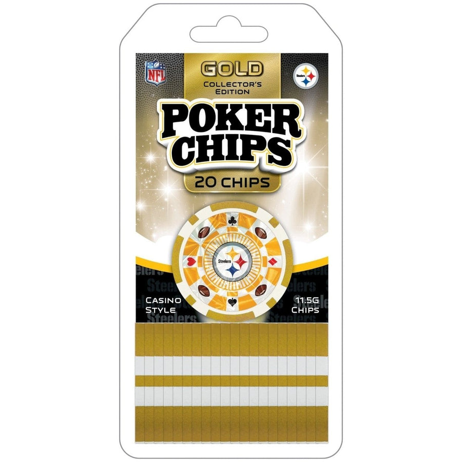 Pittsburgh Steelers 20 Piece Poker Chips Image 1