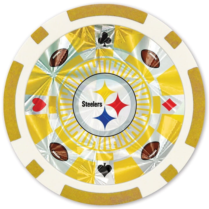 Pittsburgh Steelers 20 Piece Poker Chips Image 2