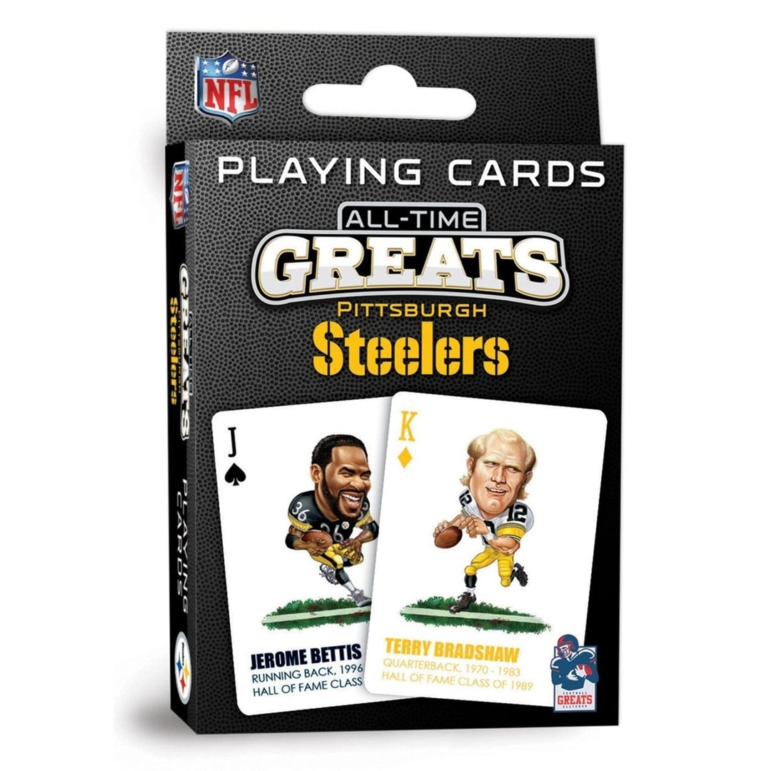 Pittsburgh Steelers All-Time Greats Playing Cards - 54 Card Deck Image 1