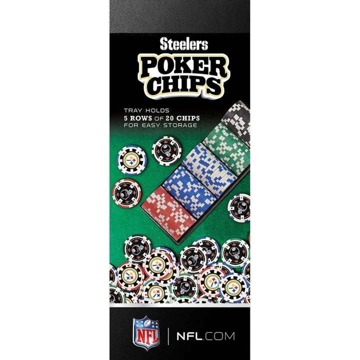 Pittsburgh Steelers 100 Piece Poker Chips Image 2