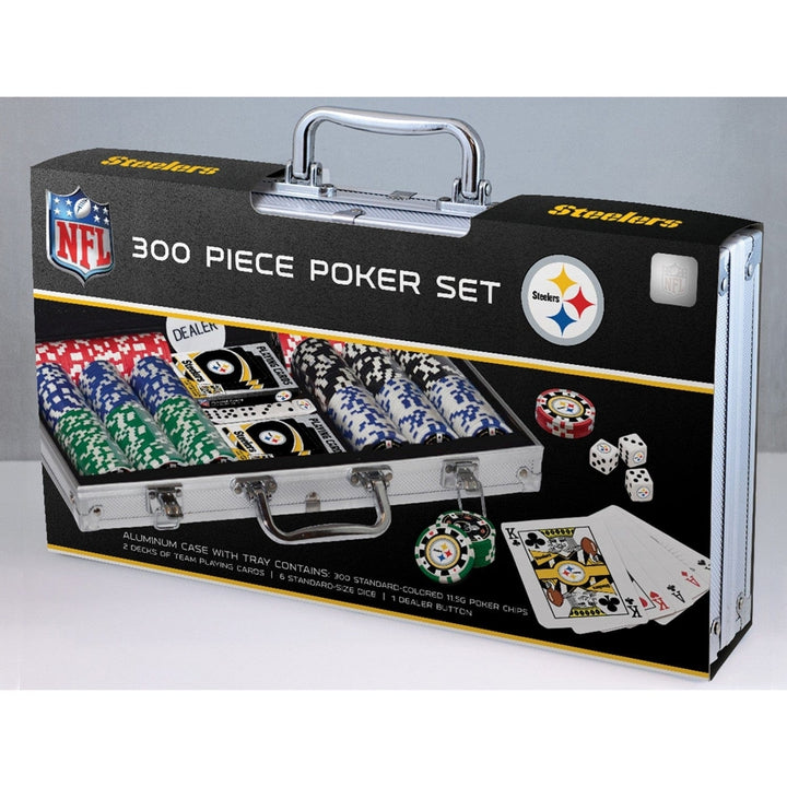 Pittsburgh Steelers 300 Piece Poker Set Image 1