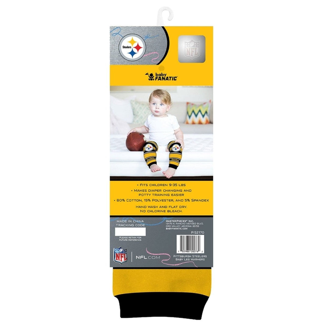 Pittsburgh Steelers Baby Leg Warmers Image 3