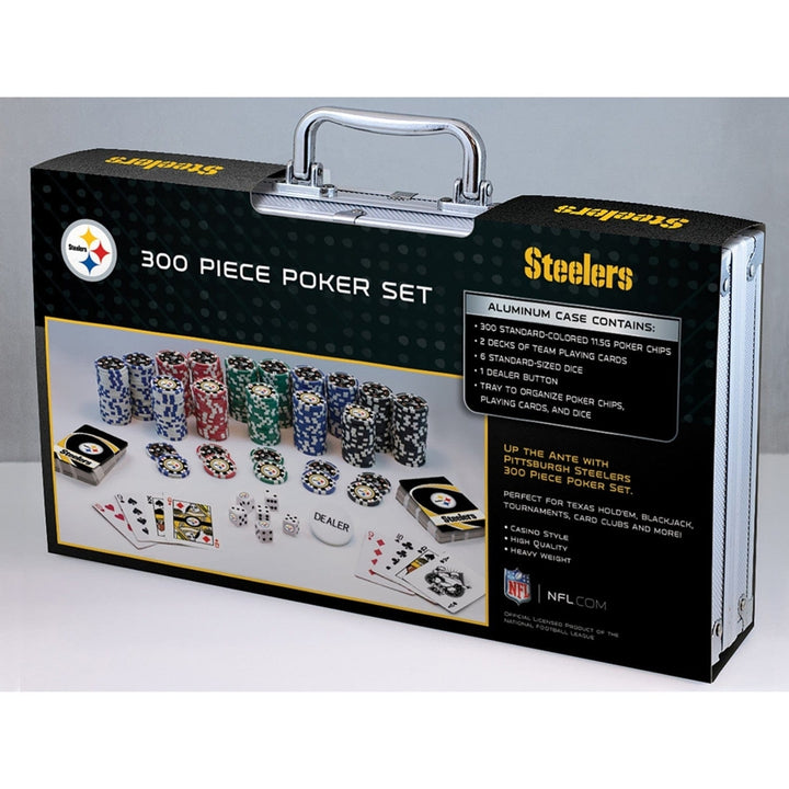 Pittsburgh Steelers 300 Piece Poker Set Image 4