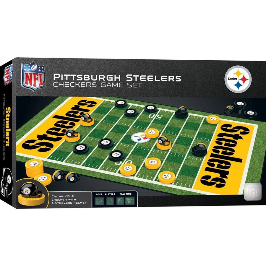 Pittsburgh Steelers Checkers Board Game Image 1