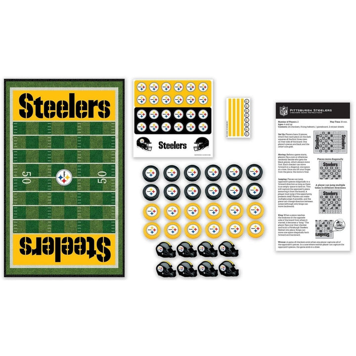 Pittsburgh Steelers Checkers Board Game Image 2