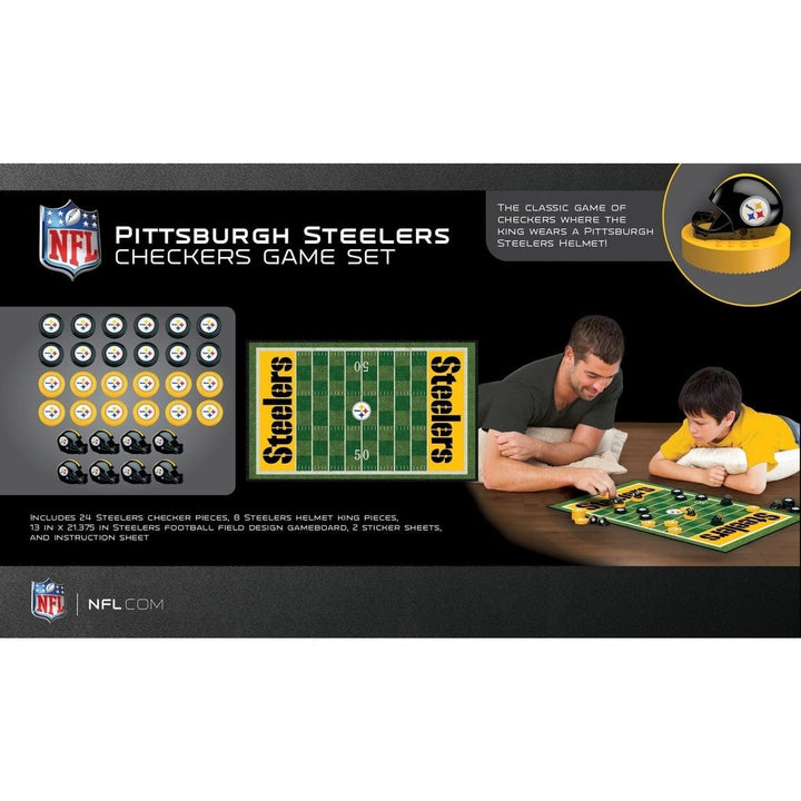 Pittsburgh Steelers Checkers Board Game Image 3