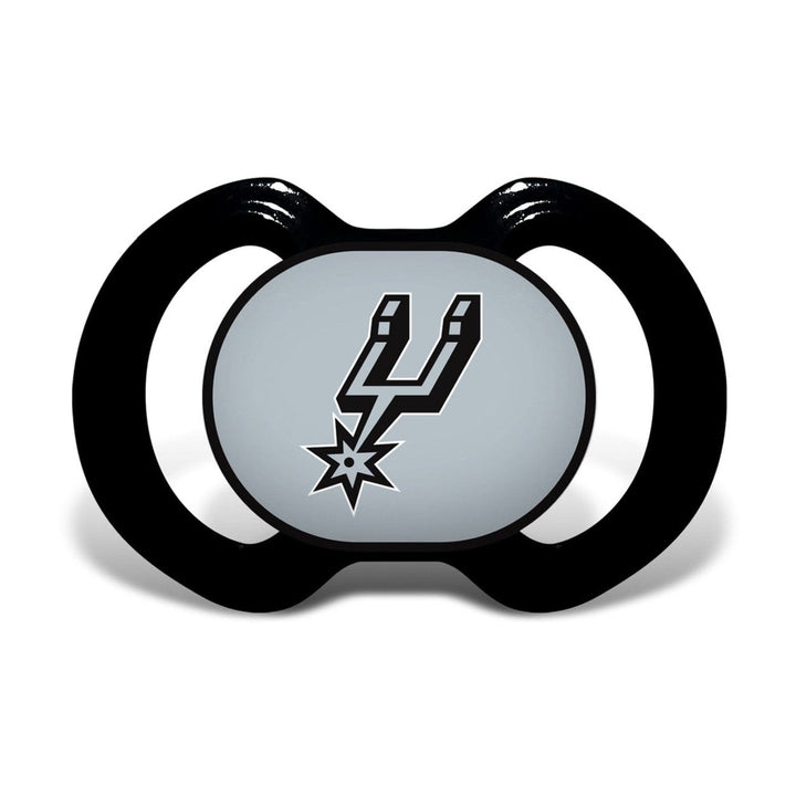 San Antonio Spurs 3-Piece Baby Gift Set Unisex BPA-Free Cotton and Silicone Image 2