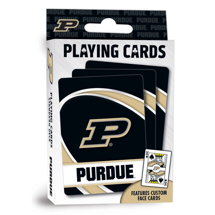 Purdue Boilermakers Playing Cards 54 Card Deck NCAA Team Poker Cards Image 1